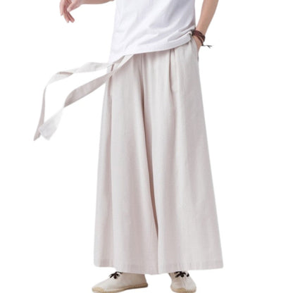 Pantalon large japonais homme