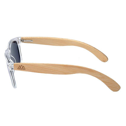 Lunette Soleil Bois - Wayfarer Sky Orange