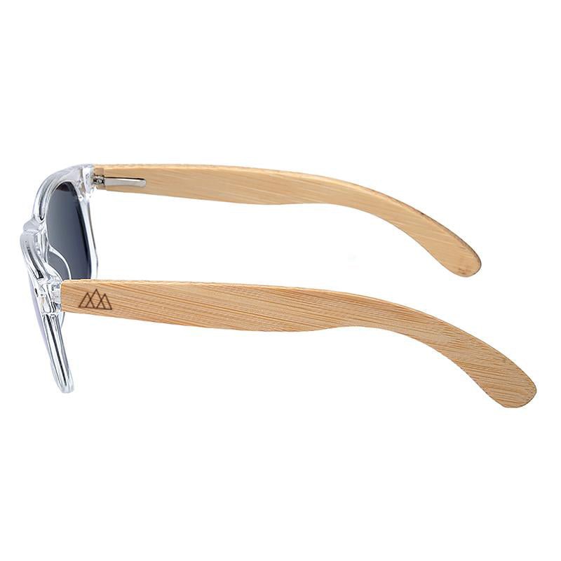 Lunette Soleil Bois - Wayfarer Sky Bleu